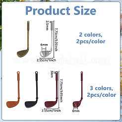 10 шт. 5 стиля тибетский стиль цинковый сплав большие подвески&nbsp;FIND-DC0008-13