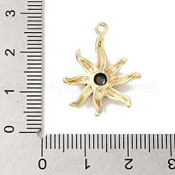 Микро из латуни со стеклянными подвесками&nbsp;KK-U013-05G