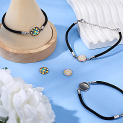 Изготовление браслетов из 10 миланского шнура и нержавеющей стали 304&nbsp;MAK-BBC0001-18