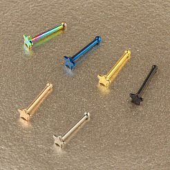 Кольца для носовых костей в форме звезды из нержавеющей стали 304&nbsp;WGFF656-02