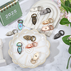 12 шт. двухцветные застежки-подвески из сплава&nbsp;FIND-CA0010-72