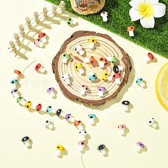 45шт 9 цвета фарфоровые бусины ручной работы&nbsp;PORC-CJ0001-24