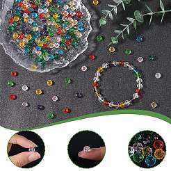 10 цвет стеклянные бусины&nbsp;EGLA-SZ0001-41