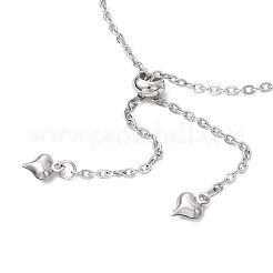 Браслеты из цепей и тросов из нержавеющей стали 304&nbsp;BJEW-JB11617