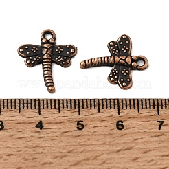 Тибетский стиль стрекоза сплава подвески&nbsp;TIBEP-A718-R-NR