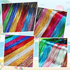 12шт 12 цвета лазерный парик из шерсти домашних животных&nbsp;OHAR-SP0001-05A