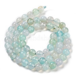 Натуральные полосатые агатовые / полосатые агатовые нити&nbsp;G-K155-A-6mm-04