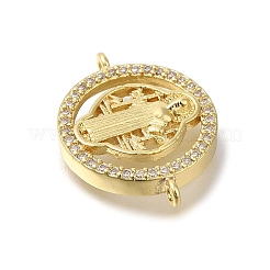 Латунные подвески-подвески с прозрачным кубическим цирконием Saint Benedict&nbsp;KK-M101-07G