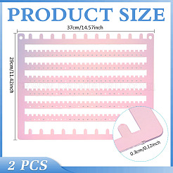 2 шт. акриловые настенные подставки для ювелирных изделий для сережек&nbsp;OACR-BC0001-28