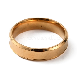 Кольцо из нержавеющей стали 201 для мужчин и женщин&nbsp;RJEW-WH0010-07F-G