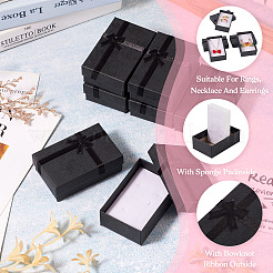 Картонные бумажные коробки для хранения колец и сережек&nbsp;CON-TAC0001-07