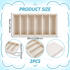 6 держатель для хранения солнцезащитных очков Grids Velvet&nbsp;ODIS-WH0099-130