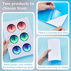 10 шт. 2 вида листов ПВХ пластика&nbsp;AJEW-OC0005-73A