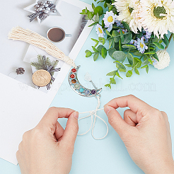 Подвеска из сплава с луной&nbsp;HJEW-WH0043-22A