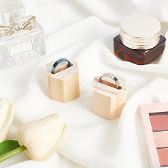 Деревянная подставка для дисплея с кольцом на один палец&nbsp;RDIS-WH0001-33