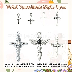 7шт 7 стиля подвески из сплава в тибетском стиле&nbsp;FIND-YW0009-52