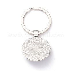 Стеклянный брелок в стиле гордости&nbsp;LS-KEYC-F033-01D