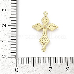 Шармы-соединители из латуни с микропаве из кубического циркония&nbsp;KK-D317-142G