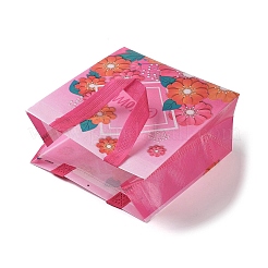 Многоразовые складные подарочные пакеты из нетканого материала с цветочным принтом на День матери и ручкой&nbsp;ABAG-F009-C03