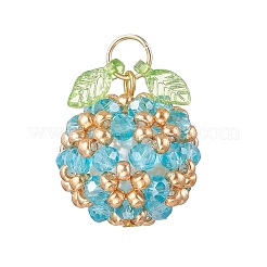 Подвески из акрила и стеклянных бусин&nbsp;PALLOY-MZ00880