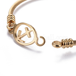 Браслеты из нержавеющей стали 304&nbsp;BJEW-L664-014G