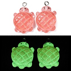 Подвески из непрозрачной смолы с градиентным цветом и светящейся текстурой&nbsp;RESI-S011-01D