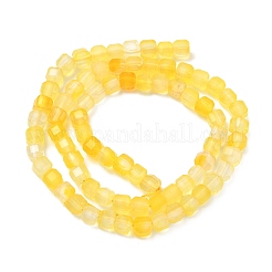 Естественный желтый агат бисер нитей&nbsp;G-F797-A25-01
