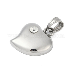 Подвески из нержавеющей стали 304 с кристаллами и стразами&nbsp;STAS-Z097-23P