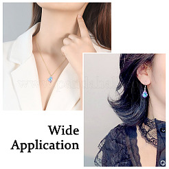 70шт 7 стильные гальванические граненые стеклянные подвески&nbsp;EGLA-TA0001-11