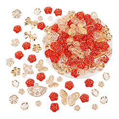 Прозрачные акриловые бусины&nbsp;OACR-PH0004-32B