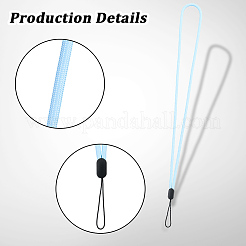 10 шт. полиэстеровые мобильные ремни&nbsp;HJEW-GF0001-67B