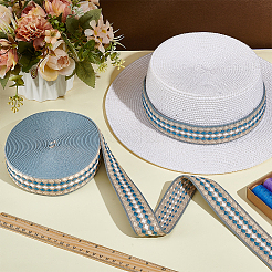 10 ярд полиэстеровой жаккардовой ленты&nbsp;OCOR-WH0101-187A