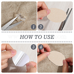 Самоклеящиеся льняные наклейки на стены&nbsp;DIY-WH20007-32C