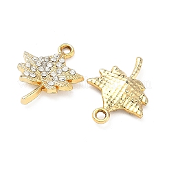 Подвески из сплава и страза&nbsp;ALRI-D303-17G-02