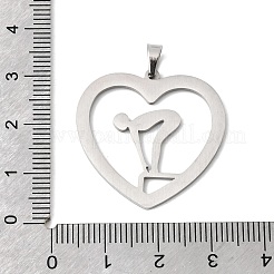 Подвески из нержавеющей стали 304 с эмалью&nbsp;STAS-H247-07P-02