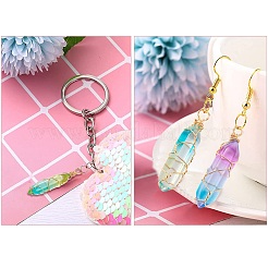 10шт 5 цвета стеклянные подвески&nbsp;FIND-CJ0001-64