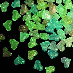 Светящиеся прозрачные акриловые бусины&nbsp;OACR-B031-15