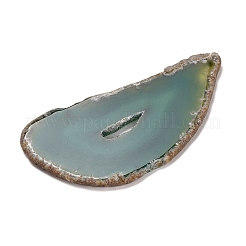 Чакра натуральный окрашенный агат кусок подвесной орнамент&nbsp;HJEW-R126-01D