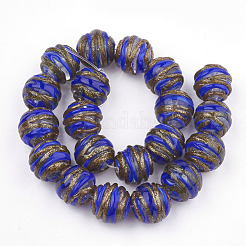 Бусины ручной работы бусины золотого песка&nbsp;LAMP-T006-03A