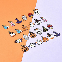 26 шт. 13 стиля подвески из сплава с эмалевым покрытием&nbsp;ENAM-FS0002-09