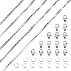 Набор для самостоятельного изготовления ожерелий/браслетов из латунных витых цепей&nbsp;DIY-TA0011-10