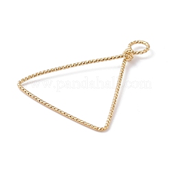 Медные подвески безель с открытой спиной&nbsp;PALLOY-JF01151-04