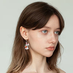 Пасхальные акриловые серьги-подвески&nbsp;FS-WGB0714-01