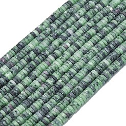 Натуральный рубин в цоизита бусин пряди&nbsp;G-P575-B29-4x1mm