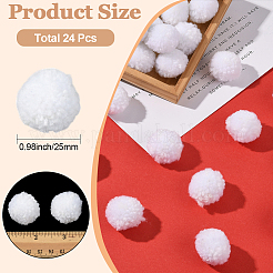 24 шерстяной мягкий помпон&nbsp;DIY-SC0031-31A-03