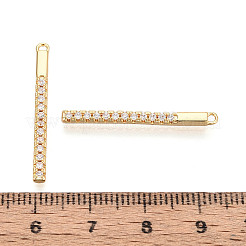 Подвески из латуни с прозрачным фианитом&nbsp;KK-T077-60G