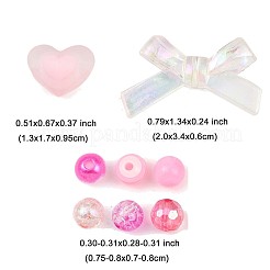 100шт 8 стиля бусины из смолы&nbsp;RESI-FP0001-48