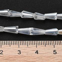 Стеклянные бусины с гальваническим покрытием &nbsp;X-EGLA-J046-AB07