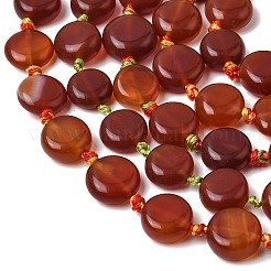 Природного сердолика нитей бисера&nbsp;G-H342-A02-02