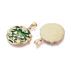 Подвески из нержавеющей стали 304 и эмали&nbsp;STAS-T072-73A-G